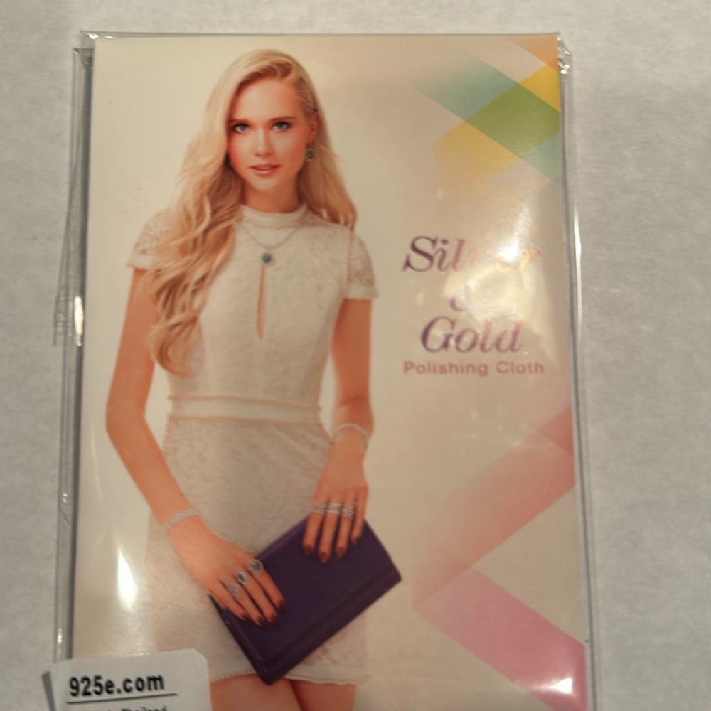 Silver & Gold Polishing Cloth for Jewelry 4” x 6”